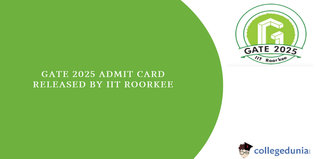 GATE 2025 Admit Card Released by IIT Roorkee, Direct Link Available, Download Now.